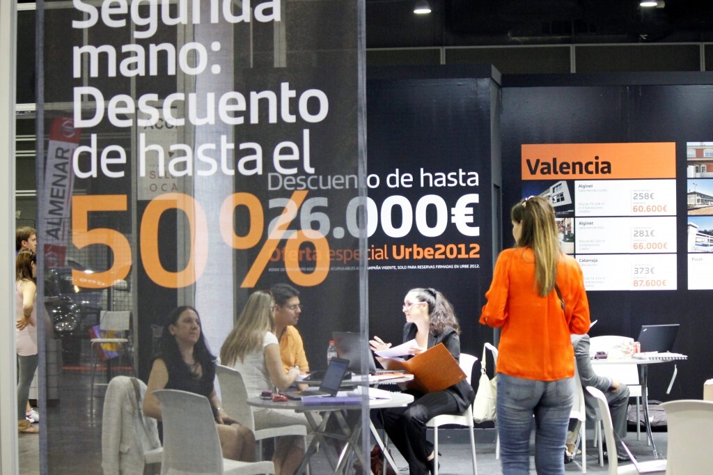 Un stande la Feria Urbe en la mañana de hoy sábado/f.v.