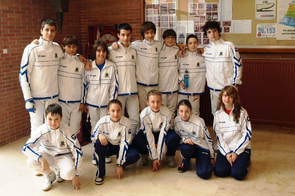 El equipo de la Sala d´Armes participante en el campeonato/SAV