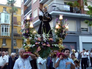 Procesión del Beato Gaspar Bono celebrada hace cuatro años