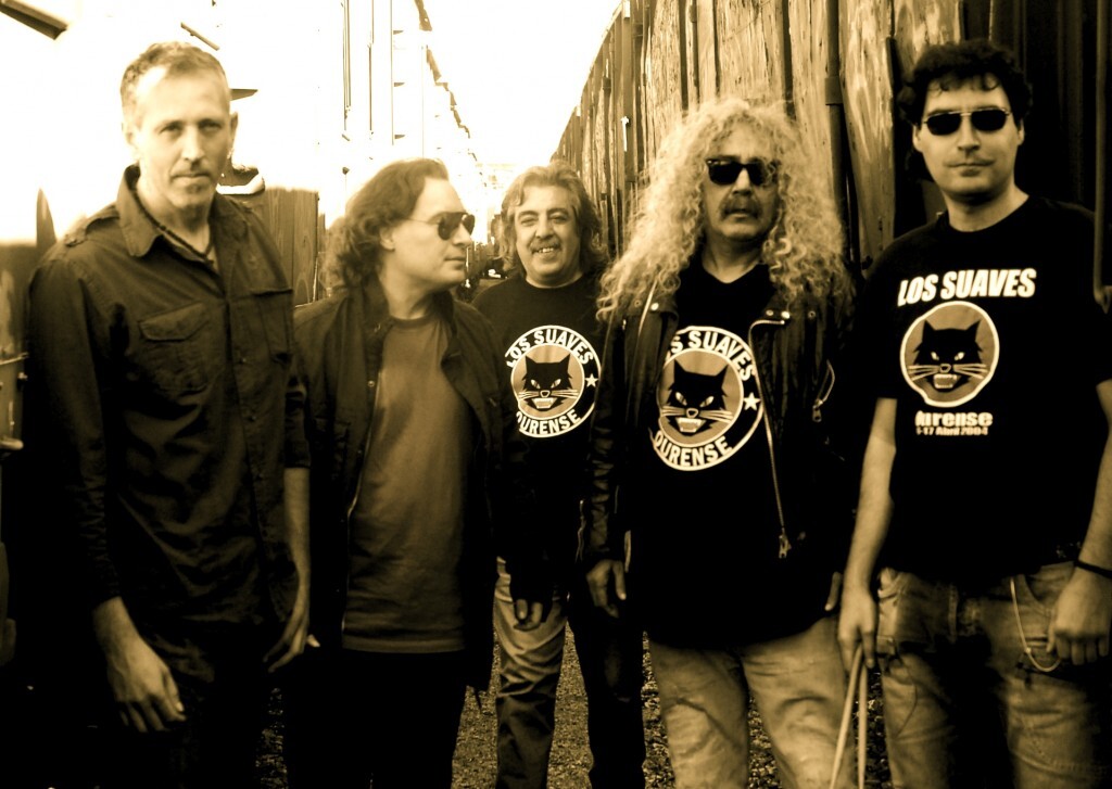 Los componentes del grupo Los Suaves