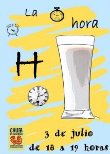 Cartel de la Hora H de la Horchata