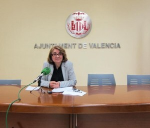 La concejala Consol Castillo en la sala de prensa del ayuntamiento