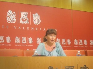 La diputada del PSPV, Cristina Moreno
