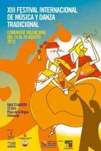 Cartel de la XIII edición del Festival de Folclore/fed. foclore c.v.