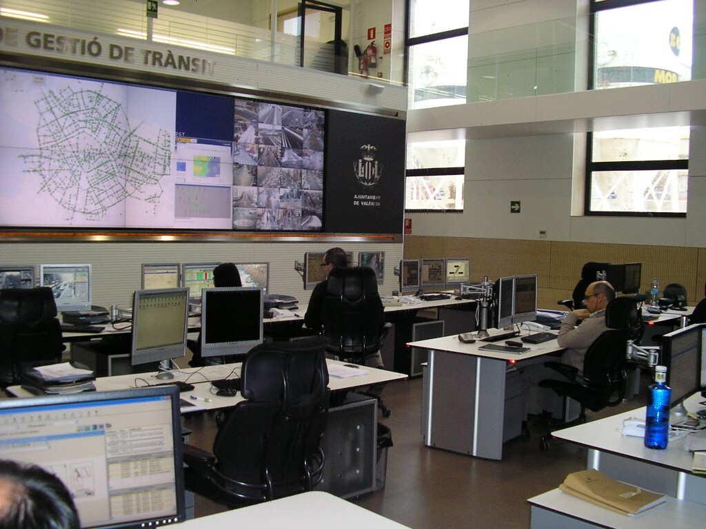 Vista del interior del Centro de Gestión de Tráfico/vlcciudad