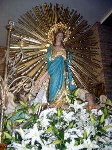 La ¨Festa Grossa¨ de la pedania de Pinedo se dedica a la Virgen del Rosario 
