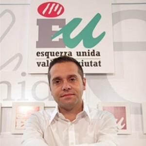 El edil y coordinador de Esquerra Unida, Amadeu Sanchis 