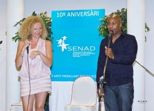 Eugenia Sancho y Julio Montalvo en la cena que hizo SENAD/vlcciudad