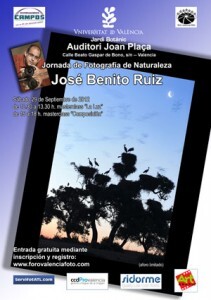 Cartel Jornada de Fotografía de Naturaleza por José Benito Ruiz
