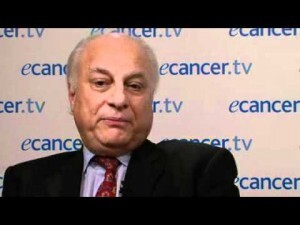 El presidente de la Sociedad Europea de Oncología El presidente de la Sociedad Europea de Oncología