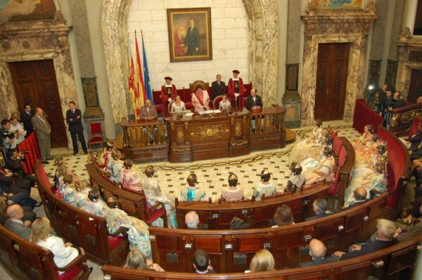 Proclamación de las Falleras Mayores de Valencia 2012