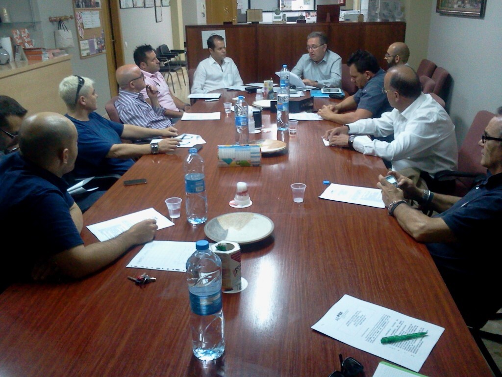 Un momento de la asamblea de pub