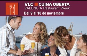 Cartel oficial del Valencia Cuina Oberta 2012