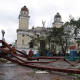 Iglesia afectada por el huracán Sandy