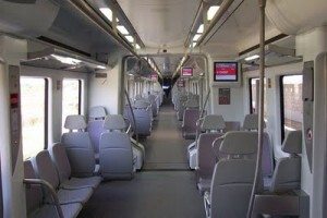 Interior de un tren de cercanías Interior de un tren de cercanías
