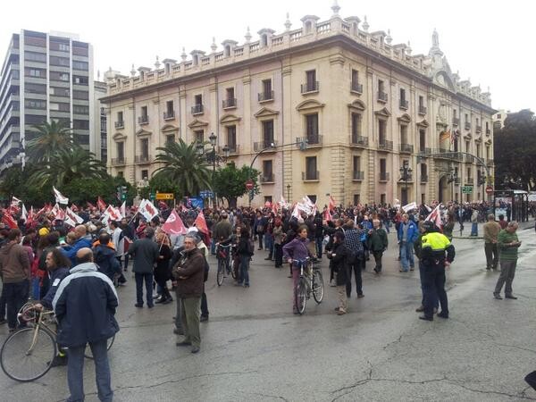 Valencia Huelga General 14N