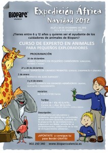 Cartel Expedición África Navidad 2012 en Bioparc Valencia Cartel Expedición África Navidad 2012 en Bioparc Valencia
