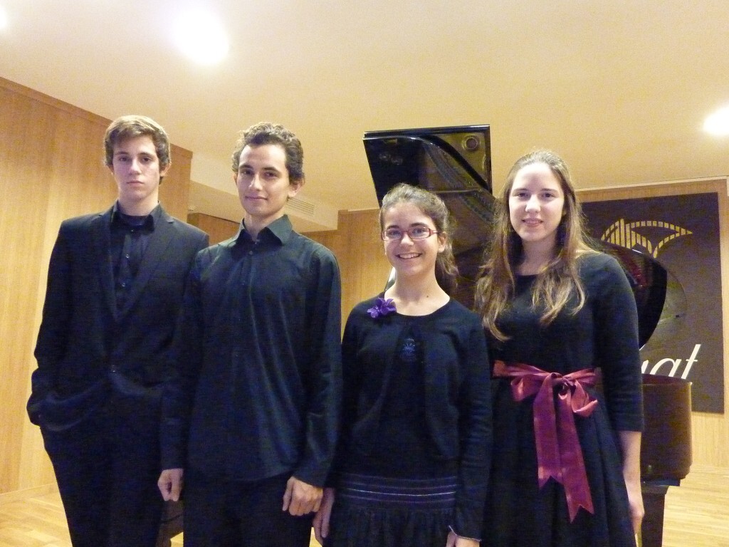 Los ganadores del concurso de piano de 2012