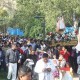 Los ecuatorianos llenaron el Jardín del Turia para acompañar a su patrona/javier peiró