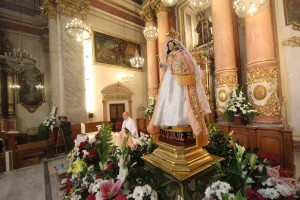 La patrona de Ecuador en la iglesia de Santa Mónica/javier peiró