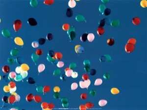 Suelta de globos