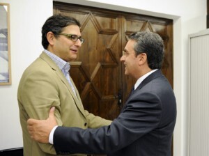 Visita del gerente del Consorcio y el diputado de Turismo de la Diputación de Valencia/Consorcio Camino de El Cid