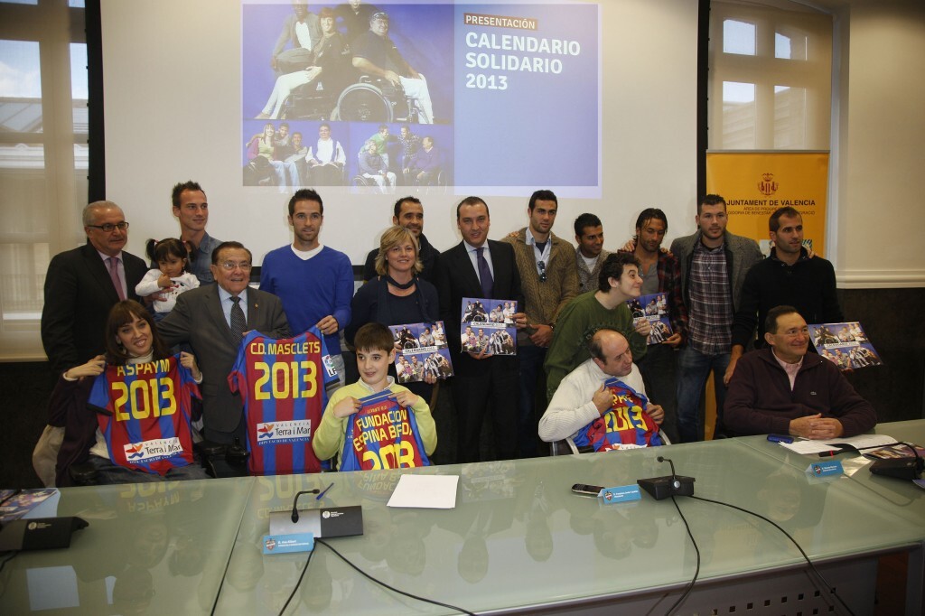 Un momento de la presentación del calendario