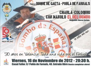 Cartel de la charla de la falla Duque de Gaeta Cartel de la charla de la falla Duque de Gaeta