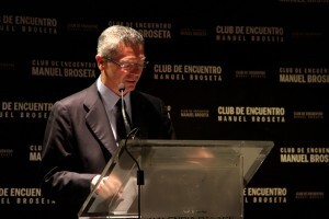 El Ministro de Justicia, Alberto Ruiz-Gallardón en el Club de Encuentro/cde