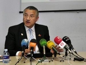 El edil Miquel Dominguez en una rueda de prensa El edil Miquel Dominguez en una rueda de prensa