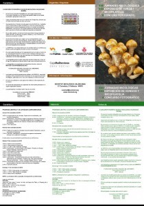 Programa de actividades de las jornadas micologicas en NaTuria