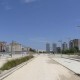 Zona del PAI de Quatre Carreres utilizado como aparcamiento por el Valencia Basket