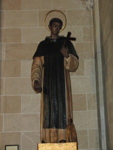 San Martín de Porres en la capilla de la patrona en la Basílica de San Vicente Ferrer/basílicasanvicenteferrer