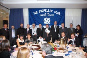Un momento de la cena del Propeller Club/pc