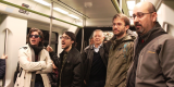 “Octàmbuli” ha interpretado en el metro, diferentes versiones “a capella” de clásicos de la música americana. Foto: Metrovalencia