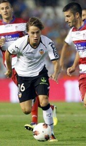 Sergio Canales durante un encuentro de fútbol