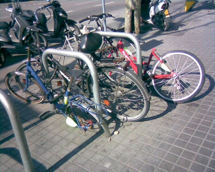 Bicis aparcadas