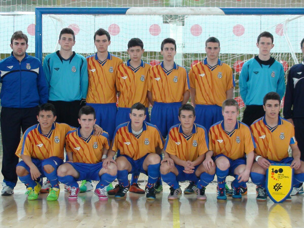 La selección valenciana Sub16 al completo. Foto: Federación Valenciana de Fútbol
