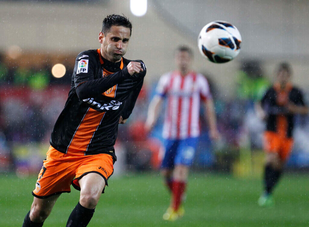 El brasileño Jonas fue el estilete valencianista en el Calderón. Foto: @valenciacf El brasileño Jonas fue el estilete valencianista en el Calderón. Foto: @valenciacf