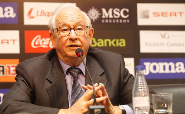 Vicente Andreu, presidente en funciones del Valencia CF hasta, al menos, el 4 de junio de 2013. @valenciacf