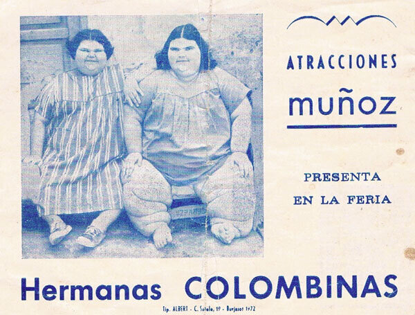 Feria de Valencia. Hermanas Colombinas. Foto: Archivo privado de Rafael Solaz