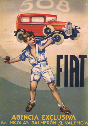 Fiat. Valencia, 1930 Fiat. Valencia, 1930