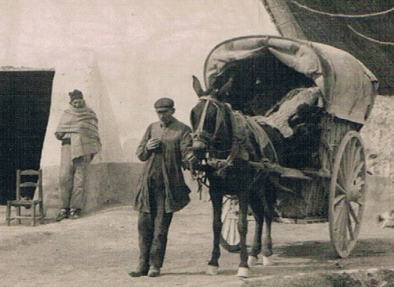 Detalle barraca en la huerta. 1922. A. P. R. S.