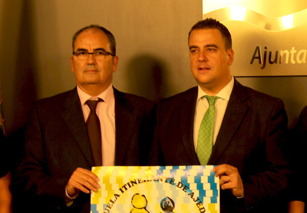 Francisco Cuevas y Miguel Bailach, presidente de la FACV y diputado de juventud y deportes de la Diputación, respectivamente. Foto: Javier Furió