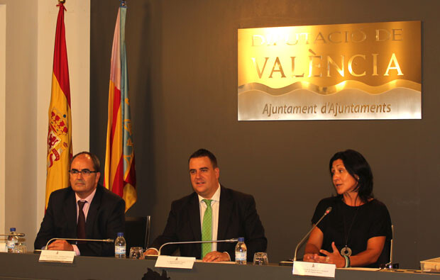 Un momento de la presentación del curso itinerante de Ajedrez de la Diputación de Valencia. Foto: Javier Furió
