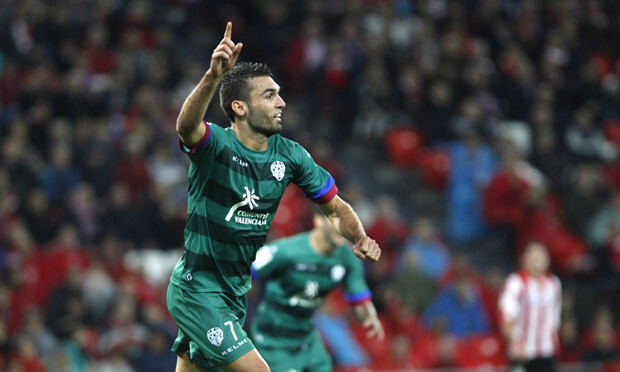 Barral marcó el gol del Levante UD. Foto: Jorge Ramírez / Levante UD