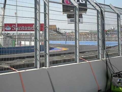 Zona vallada del circuito de Fórmula 1, hoy abandonado.