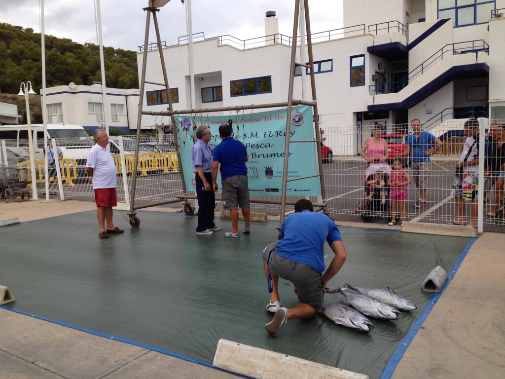 Concurso de Pesca en el Club Náutico de Oropesa. Foto de archivo.