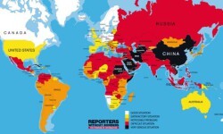 los países con mayor y menor libertad de prensa
