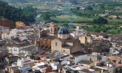 Vista panorámica de Pedralba. Foto de archivo